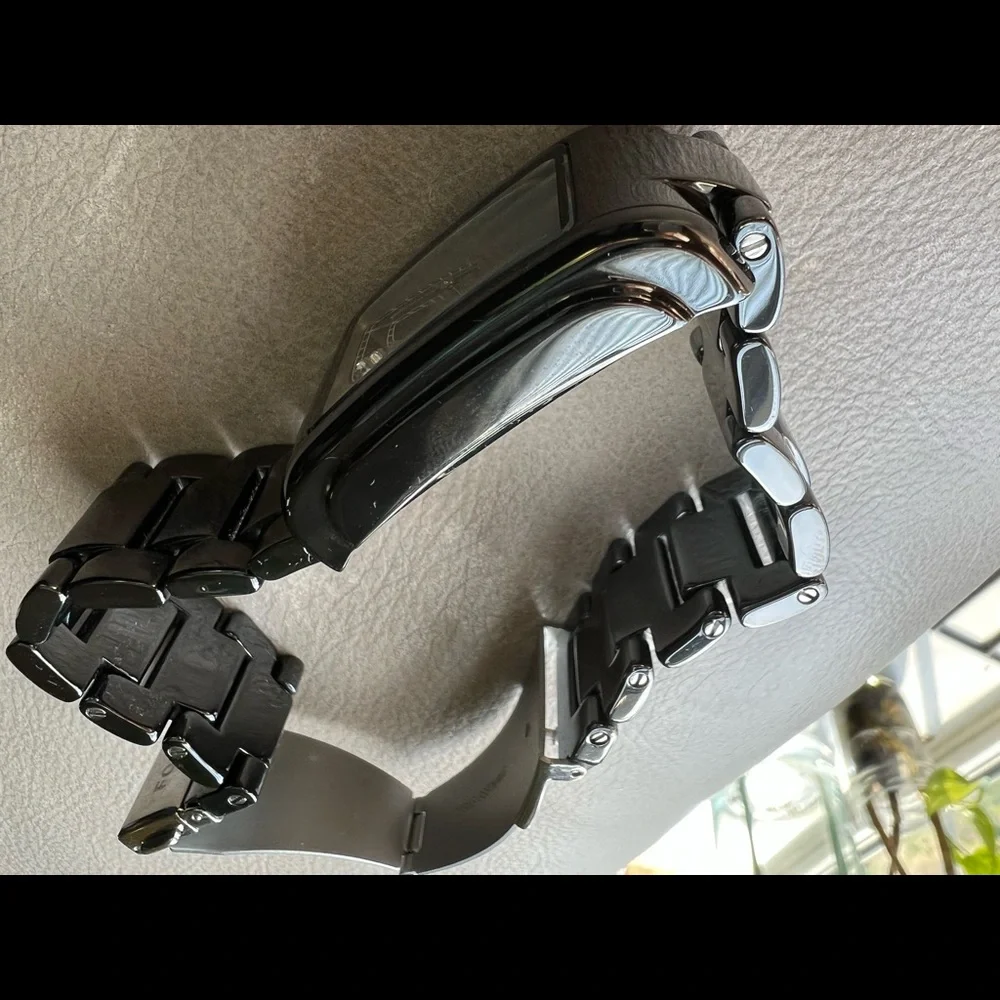 Fossil Ce-1032 251011 Black Stainless Steel Analog Dial Quartz Wrist Watch - Picture 6 of 10